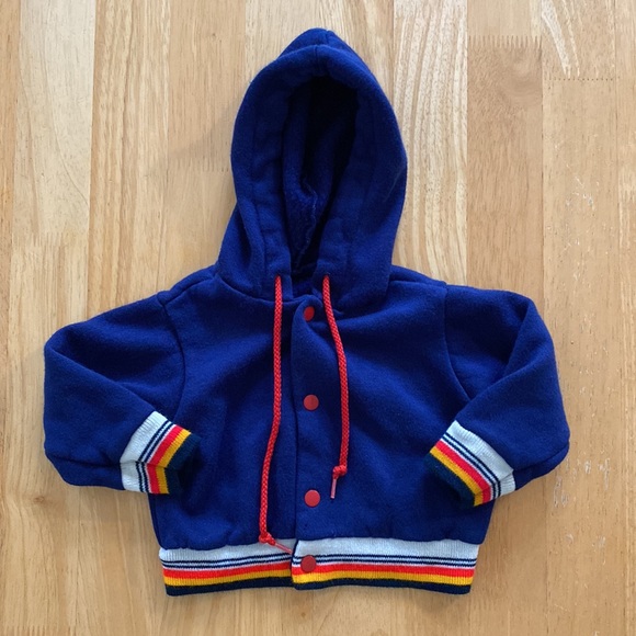 Vintage 80s baby hooded sweatshirt and joggers - Picture 4 of 8
